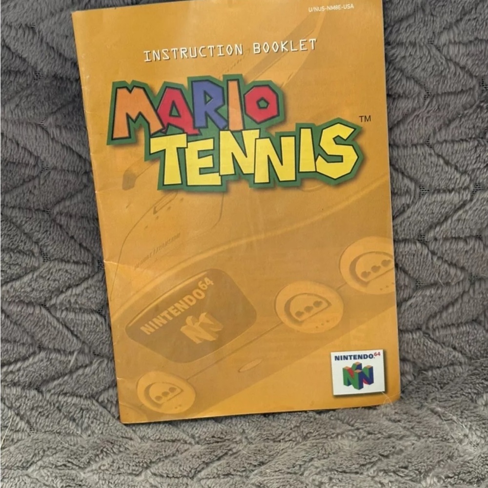 Nintendo Yellow Mario Tennis Guide for Nintendo 64